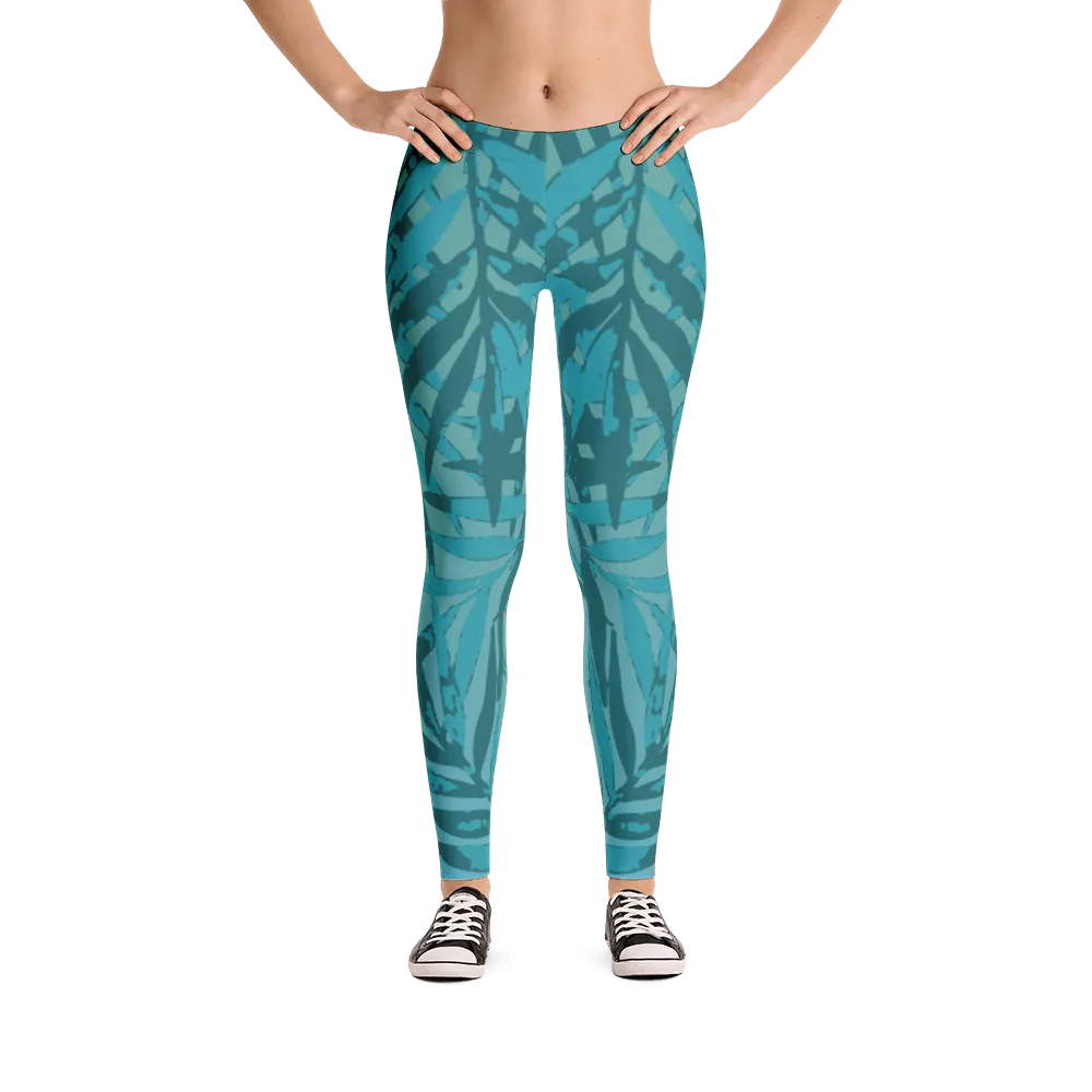 Wearable Art Leggings : Paradise (Lower Waist)