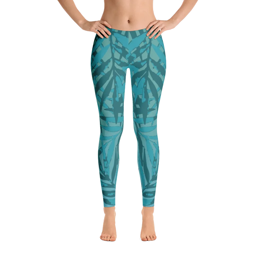 Wearable Art Leggings : Paradise (Lower Waist)