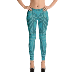 Wearable Art Leggings : Paradise (Lower Waist)