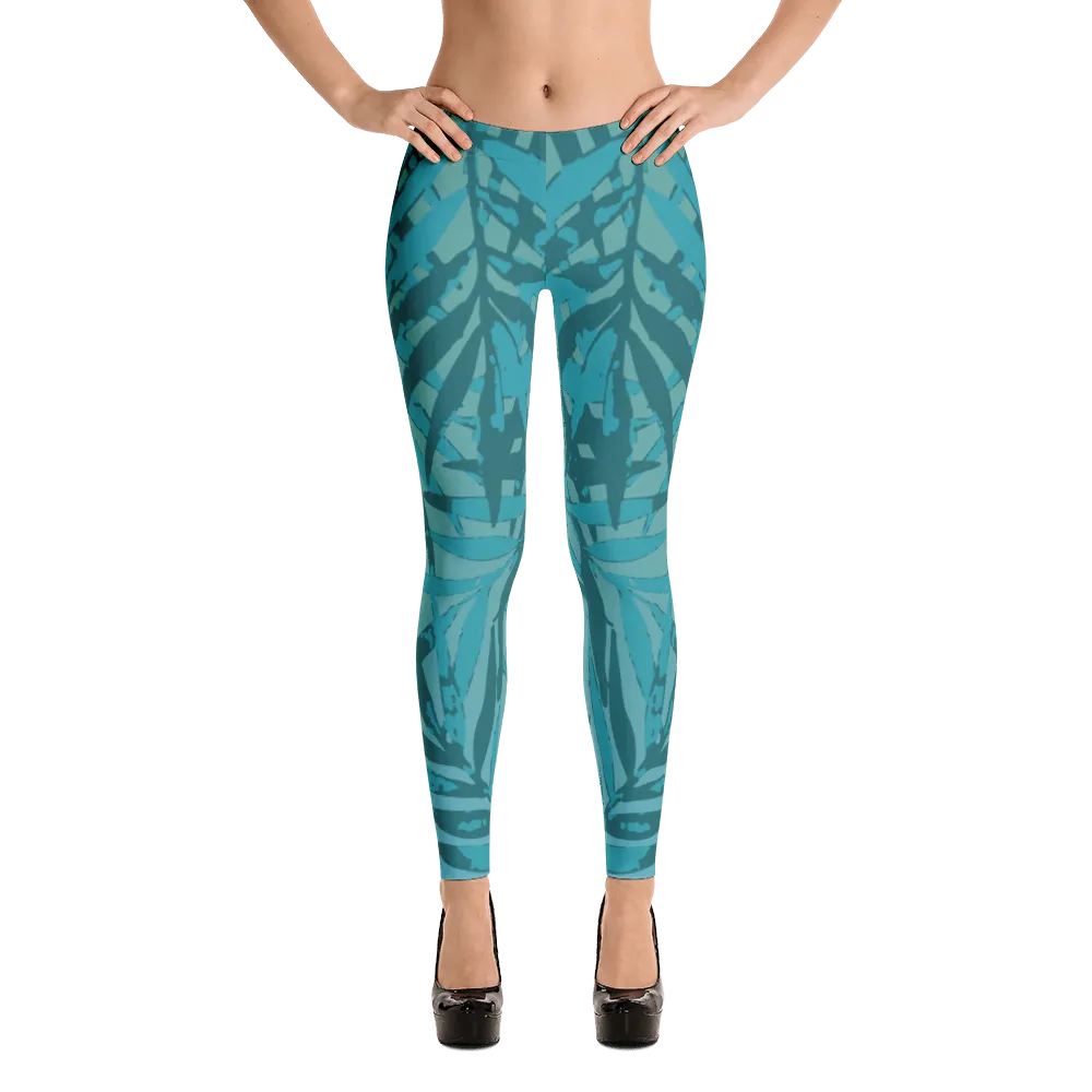Wearable Art Leggings : Paradise (Lower Waist)
