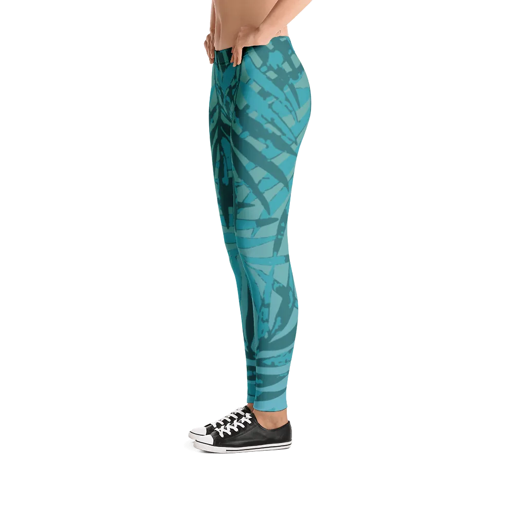 Wearable Art Leggings : Paradise (Lower Waist)