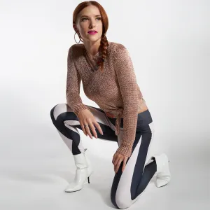 Wearable Art Leggings : Wrapped