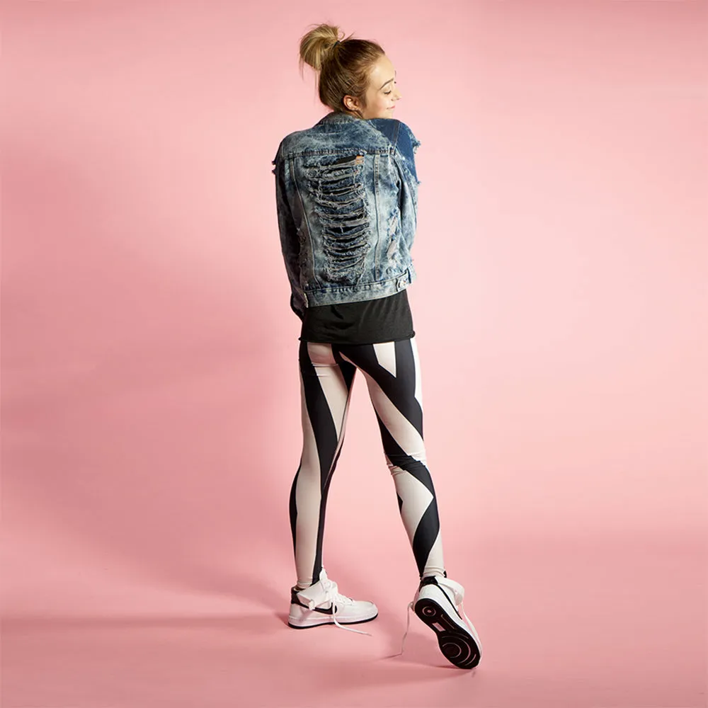 Wearable Art Leggings : Wrapped