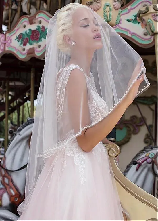 Wedding Dress With Lace Appliques