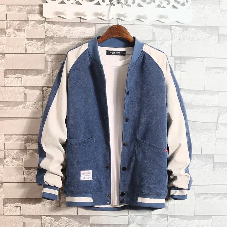 West Louis™ College Patchwork Jacket