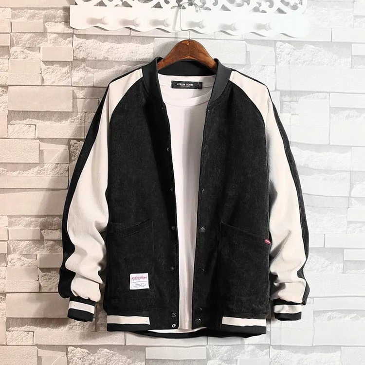 West Louis™ College Patchwork Jacket