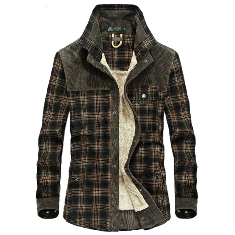 West Louis™ Plaid Cotton Admiral Jacket