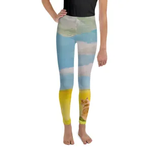Whimsy Fit “Red Balloon” Girls Leggings