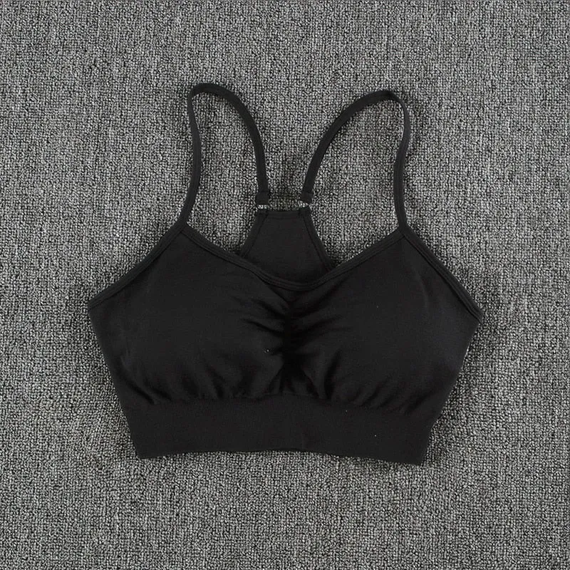 Wire-Free Push-Up Bralette Strap Top