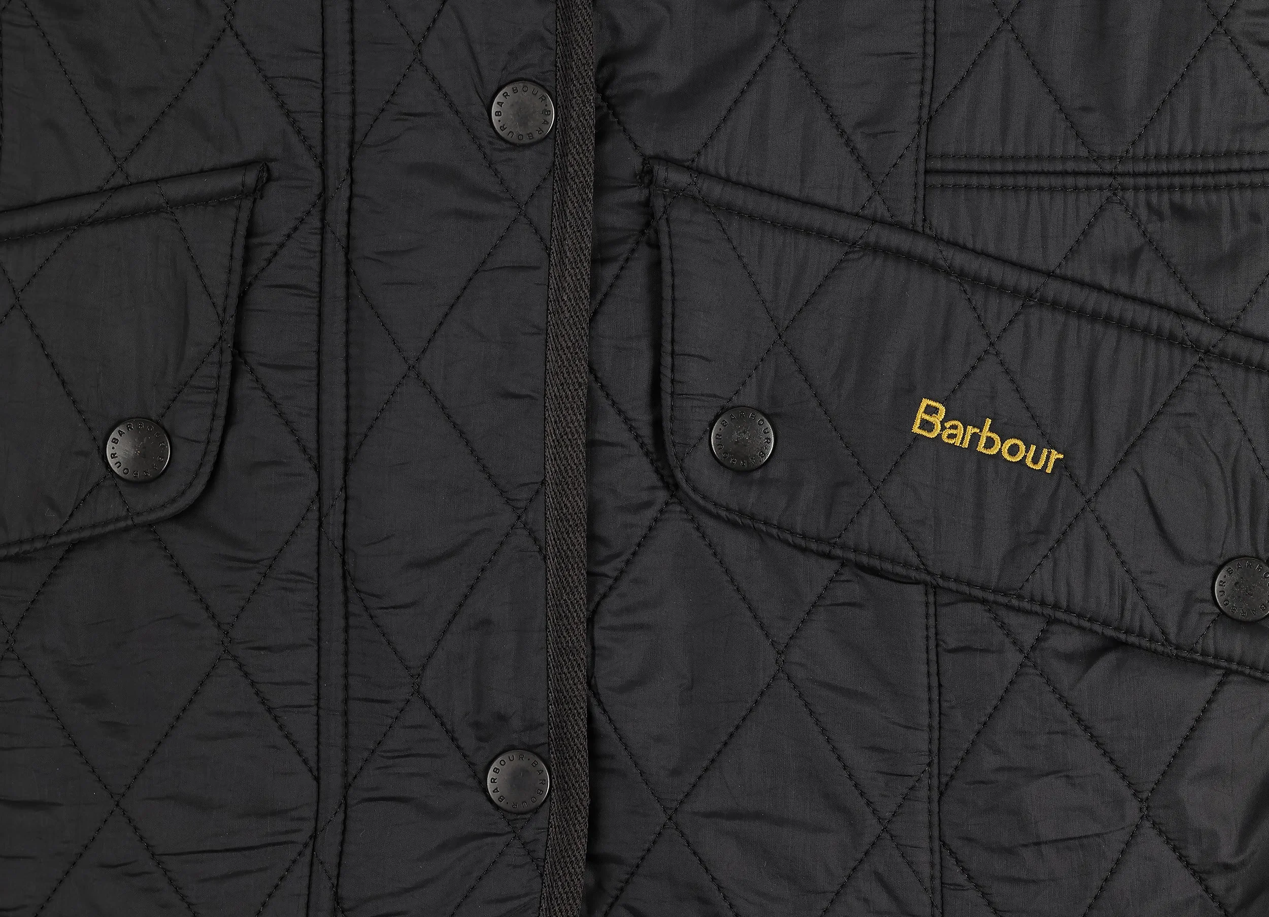 Women's Barbour Cavalary Polar Quilt Jacket - Black - Women's M
