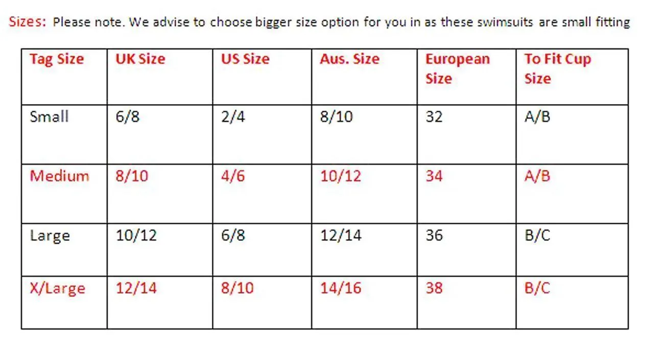 Womens Padded One Piece Bikini Suit