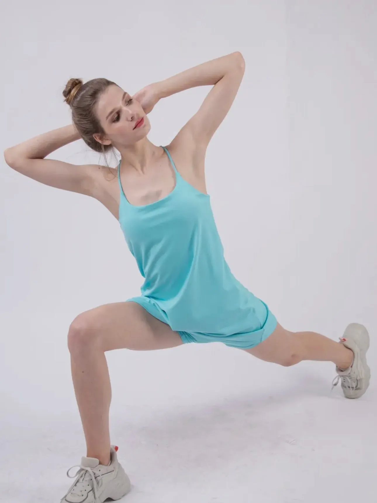 Work it Out Athletic Dress: Aqua