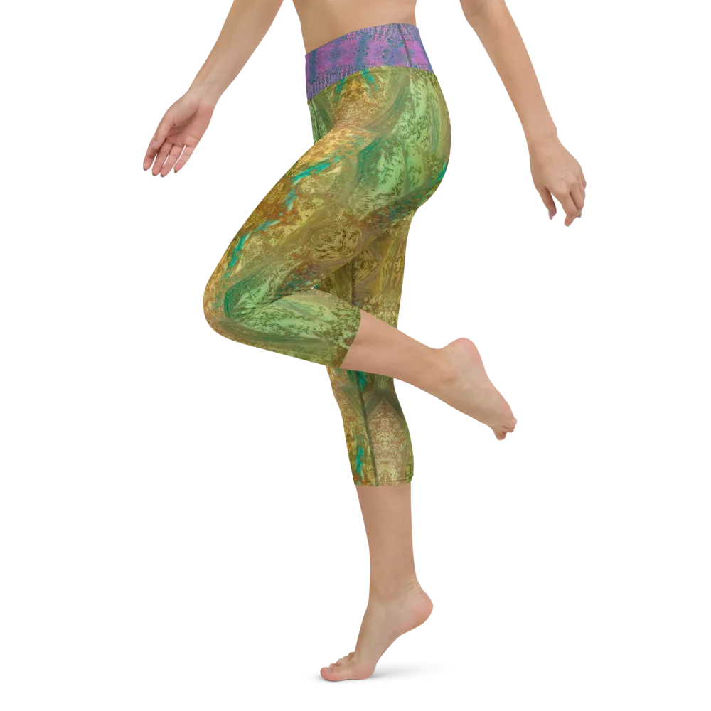 Yoga Capri Leggings (Her/Muliebris) RJSTH@Fabric#6 RJSTHS2021 RJS