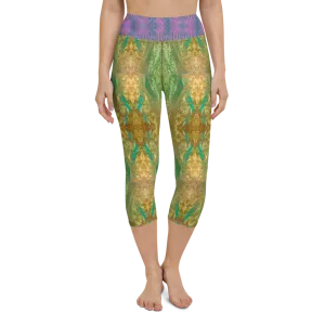 Yoga Capri Leggings (Her/Muliebris) RJSTH@Fabric#6 RJSTHS2021 RJS