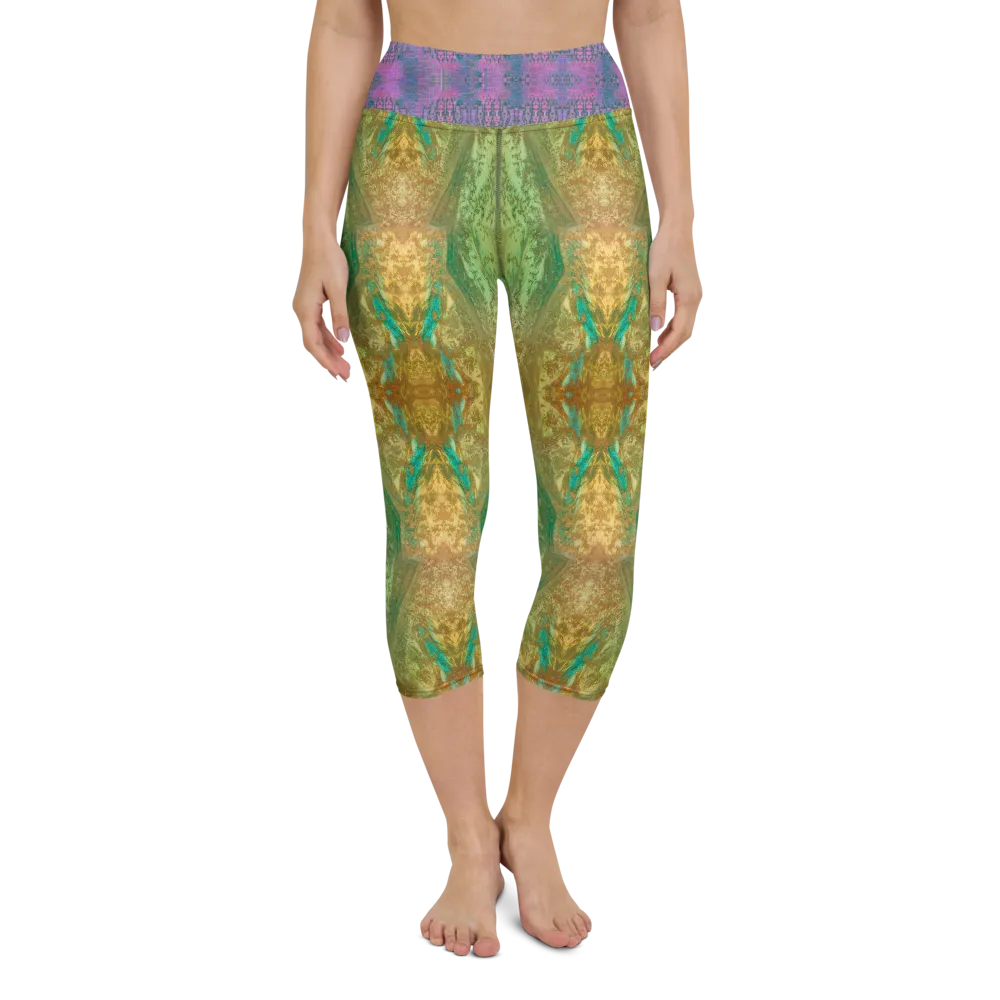 Yoga Capri Leggings (Her/Muliebris) RJSTH@Fabric#6 RJSTHS2021 RJS