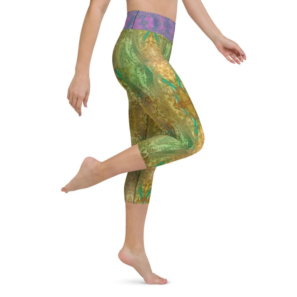 Yoga Capri Leggings (Her/Muliebris) RJSTH@Fabric#6 RJSTHS2021 RJS