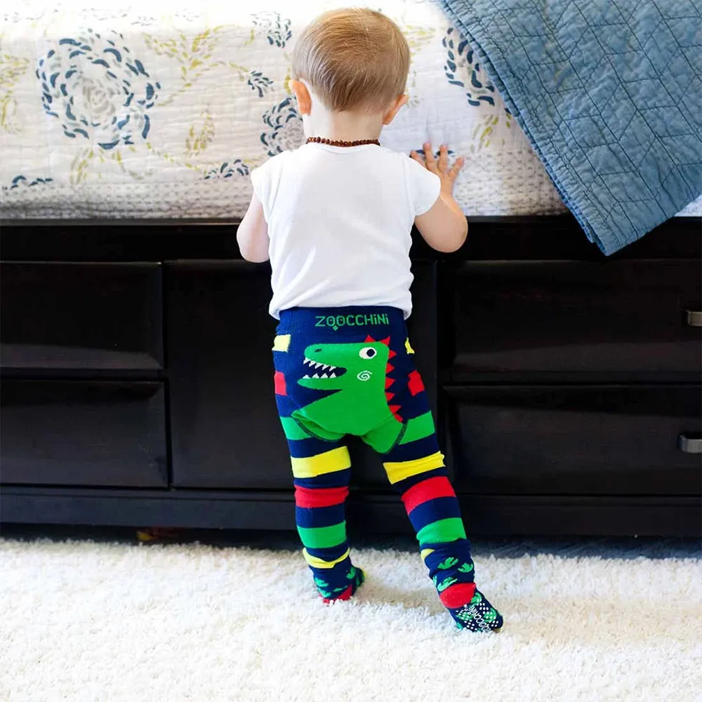 Zoocchini Legging and Sock Set Devin Dinosaur 12-18M