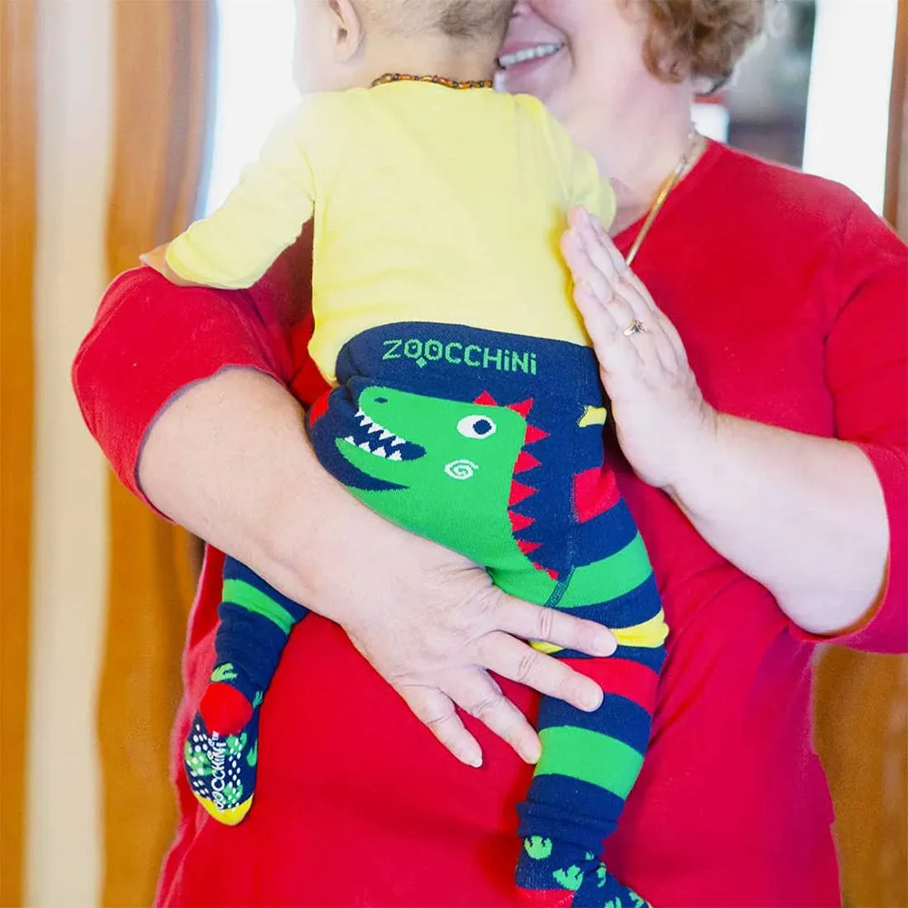 Zoocchini Legging and Sock Set Devin Dinosaur 12-18M